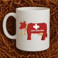 Switzerland Swiss Cow Coffee Mug thumb 2