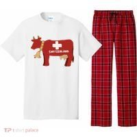 Switzerland Swiss Cow Pajama Set thumb 0