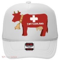 Switzerland Swiss Cow Hat thumb 0
