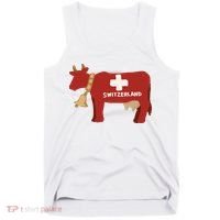 Switzerland Swiss Cow Tank Top thumb 0