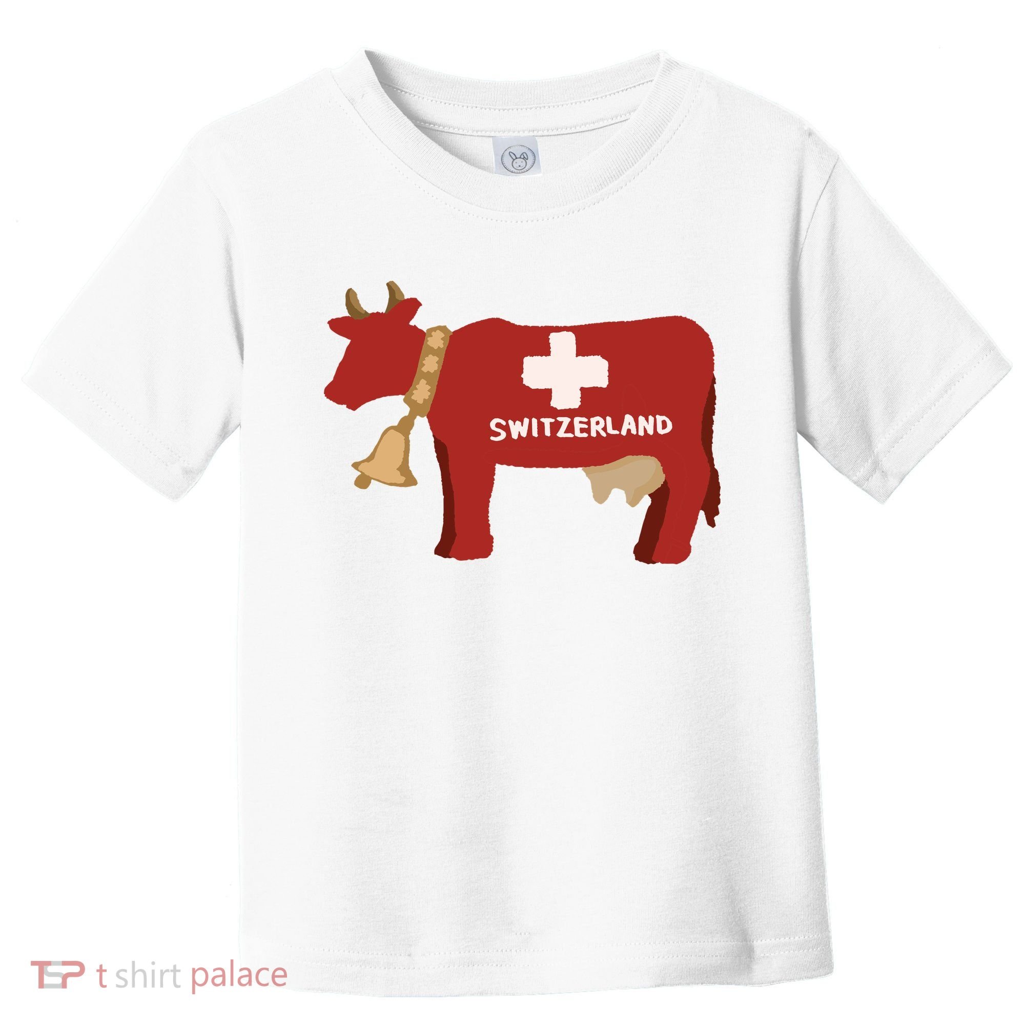 Switzerland Swiss Cow Toddler T-Shirt