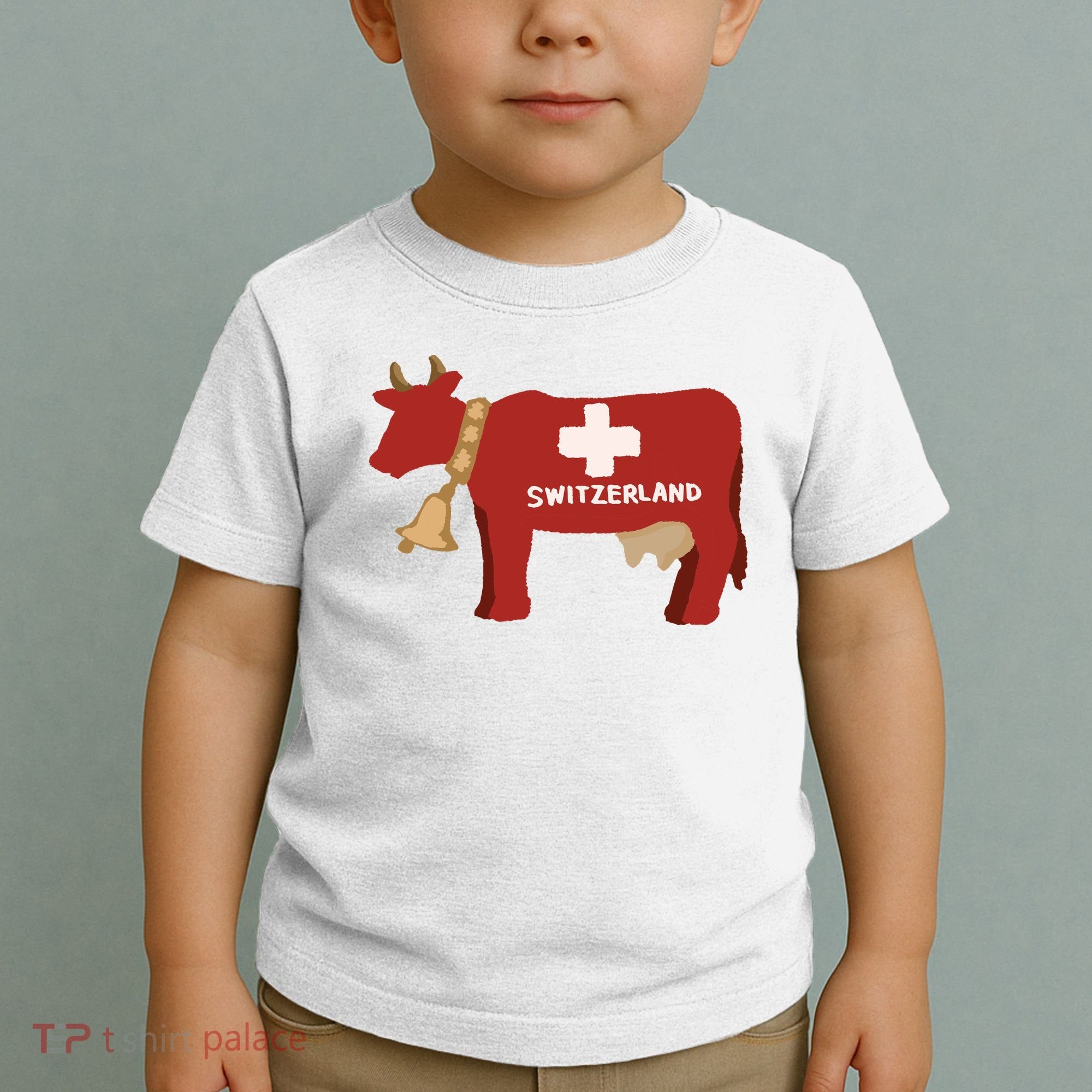 Switzerland Swiss Cow Toddler T-Shirt