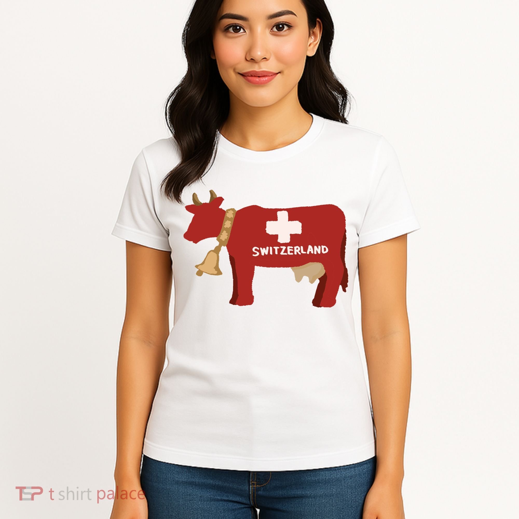 Switzerland Swiss Cow Women's T-Shirt
