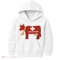 Switzerland Swiss Cow Kids Hoodie thumb 0