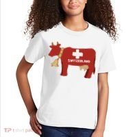 Switzerland Swiss Cow Kids T-Shirt thumb 2