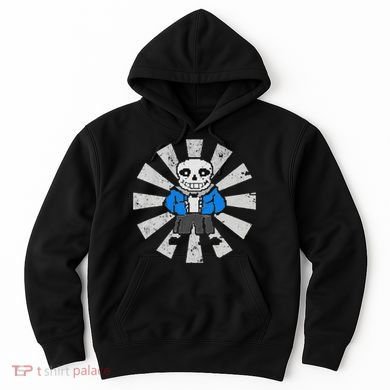 Sans Skeleton Cool Pixel Art Gift Hoodie
