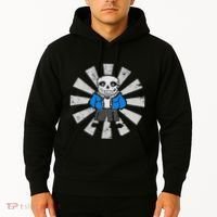 Sans Skeleton Cool Pixel Art Gift Hoodie thumb 2