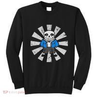 Sans Skeleton Cool Pixel Art Gift Sweatshirt thumb 0