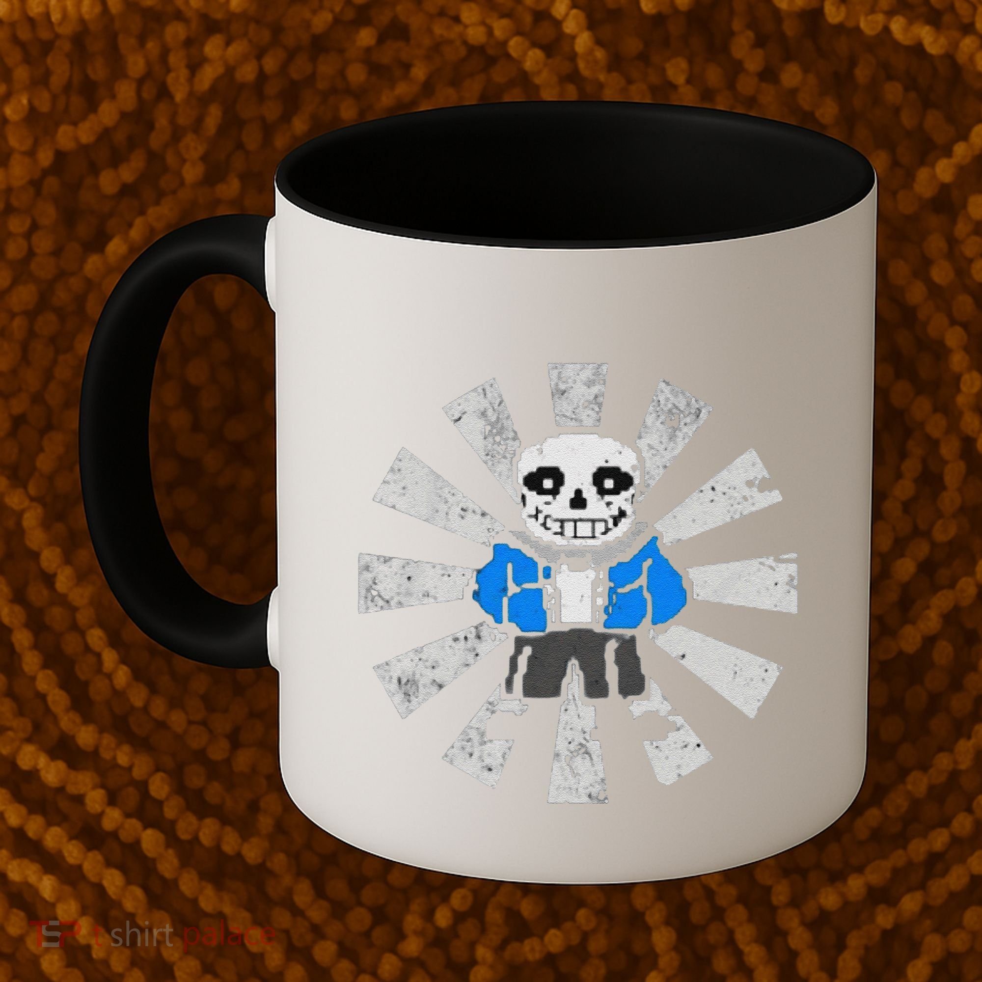 Sans Skeleton Cool Pixel Art Gift Coffee Mug