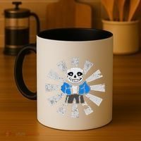 Sans Skeleton Cool Pixel Art Gift Coffee Mug thumb 4