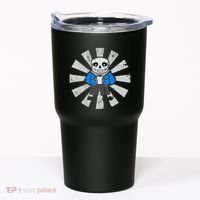 Sans Skeleton Cool Pixel Art Gift Tumbler thumb 0