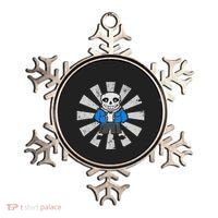 Sans Skeleton Cool Pixel Art Gift Ornament thumb 0