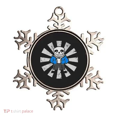 Sans Skeleton Cool Pixel Art Gift Ornament