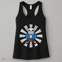 Sans Skeleton Cool Pixel Art Gift Women's Tank Top thumb 3