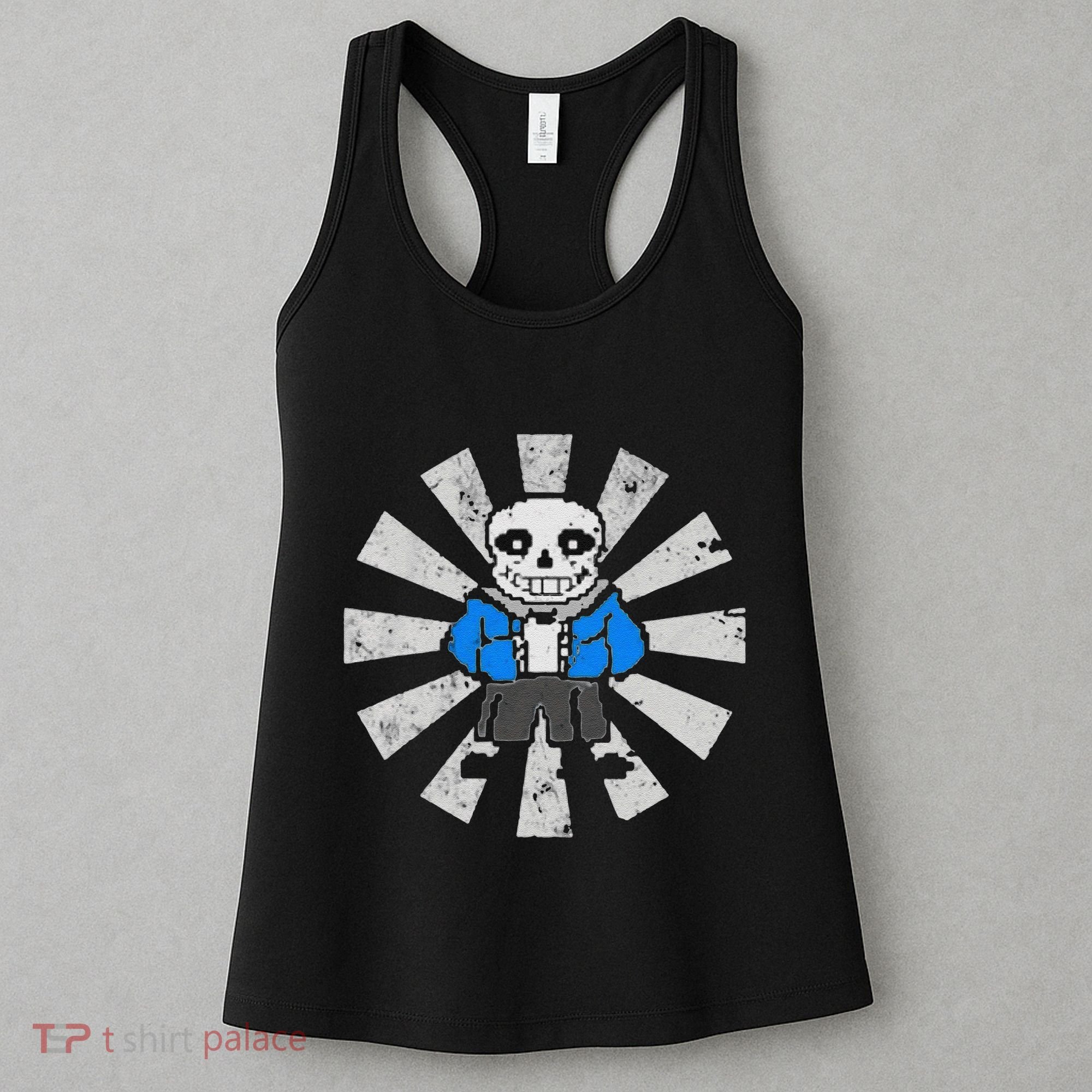 Sans Skeleton Cool Pixel Art Gift Women's Tank Top