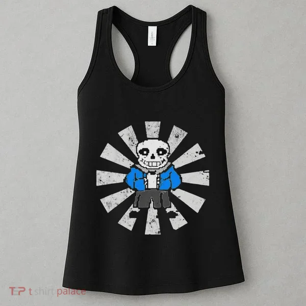 Sans Skeleton Cool Pixel Art Gift Women's Tank Top