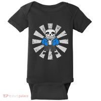 Sans Skeleton Cool Pixel Art Gift Baby Bodysuit thumb 0