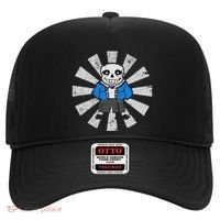 Sans Skeleton Cool Pixel Art Gift Hat thumb 0