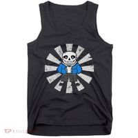 Sans Skeleton Cool Pixel Art Gift Tank Top thumb 0