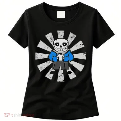 Sans Skeleton Cool Pixel Art Gift Women's T-Shirt