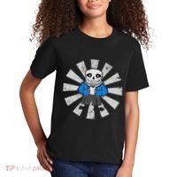 Sans Skeleton Cool Pixel Art Gift Kids T-Shirt thumb 2