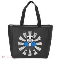 Sans Skeleton Cool Pixel Art Gift Tote Bag thumb 0