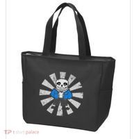 Sans Skeleton Cool Pixel Art Gift Tote Bag thumb 3