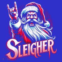 Sleigher Santa Claus Rock Christmas Funny Hail Santa Gift Visor thumb 3