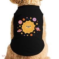Solar System Cute Cartoon Doggie Tank thumb 0