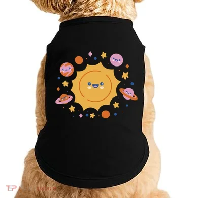 Solar System Cute Cartoon Doggie Tank