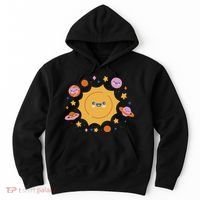 Solar System Cute Cartoon Hoodie thumb 0
