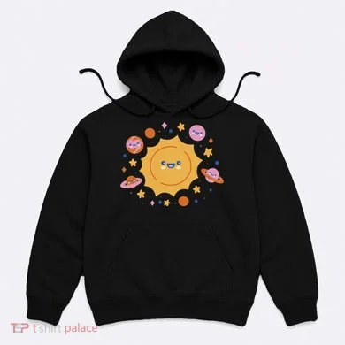 Solar System Cute Cartoon Hoodie