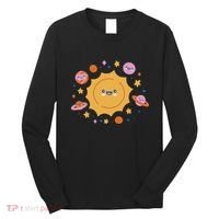Solar System Cute Cartoon Long Sleeve Shirt thumb 0