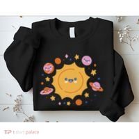 Solar System Cute Cartoon Sweatshirt thumb 2