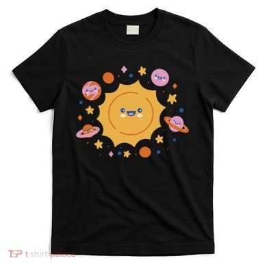 Solar System Cute Cartoon T-Shirt