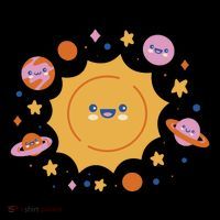 Solar System Cute Cartoon Coffee Mug thumb 5