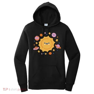 Solar System Cute Cartoon Women's Hoodie
