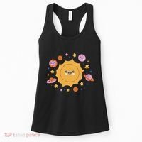 Solar System Cute Cartoon Women's Tank Top thumb 0