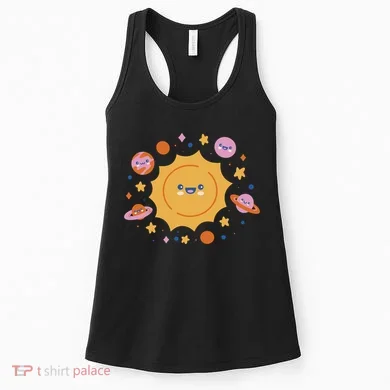 Solar System Cute Cartoon Women's Tank Top