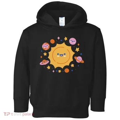 Solar System Cute Cartoon Toddler Hoodie