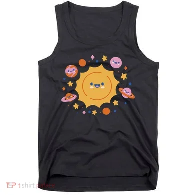 Solar System Cute Cartoon Tank Top