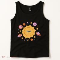 Solar System Cute Cartoon Tank Top thumb 2
