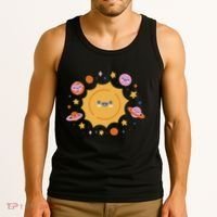 Solar System Cute Cartoon Tank Top thumb 3
