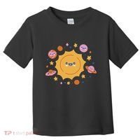 Solar System Cute Cartoon Toddler T-Shirt thumb 0