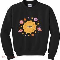 Solar System Cute Cartoon Kids Sweatshirt thumb 0