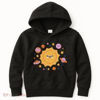 Solar System Cute Cartoon Kids Hoodie thumb 0