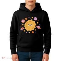 Solar System Cute Cartoon Kids Hoodie thumb 4