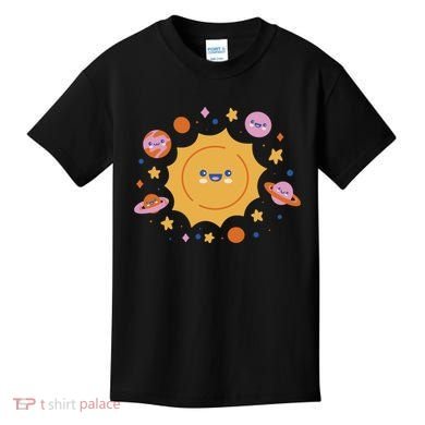 Solar System Cute Cartoon Kids T-Shirt
