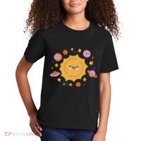 Solar System Cute Cartoon Kids T-Shirt thumb 2