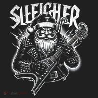 Sleigher Santa Claus Rock Christmas Funny Hail Santa Great Gift Beanie thumb 2